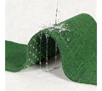 Mazovia Gazon Artificiel À Picots Vert Résistant Aux Intempéries Tapis De Gazon Pour Balcon Jardin Terrasse Imperméable, Facile D'entretien Et Robuste, Vendu Au Mètre Hauteur: 6mm 300 x 300 cm 3x3 m