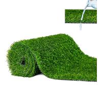 Mazovia Gazon Synthétique Exterieur avec Picots 30mm - Faux Gazon pour Balcon, Terasse et Jardin - Premium Tapis Gazon au mètre - Fausse Herbe Balcon - Tapis Herbe Artificielle - 200x1000 cm - Vert