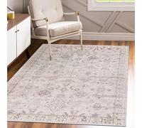 Mazovia Grand Tapis Salon 300x400cm Crème Classique Oriental Doux Élégant