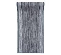 Mazovia Tapis Antidérapant - Tapis Couloir Long - Tapis Motif Moderne - Tapis Salon, Chambre, Cuisine - Certifié Oeko-Tex - Tapis de Couloir au Metre - Gris - 67 x 275 cm
