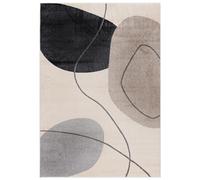 Mazovia Tapis Beige Moderne Géométrique - Salon, Chambre à Coucher, Salle à Manger, Bureau Rectangle Certificat Oeko-TEX® Èlégant - Crémeux - 120 x 170 cm
