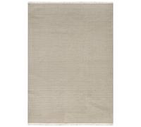Mazovia Tapis Beige Moderne Géométrique, Uni - Salon - Tapis à Poils Courts Rectangle Certificat Oeko-TEX® Minimaliste - Crémeux - 100 x 200 cm