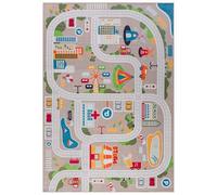 Mazovia Tapis Coloré pour Enfants Rues - Salle des Enfants - Tapis à Poils Courts Rectangle Certificat Oeko-TEX® Coloré - 120 x 170 cm