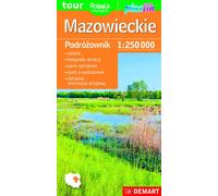 Mazowieckie - carte touristique en plastique - Touristische Karte Plastik (Tourist Cards)