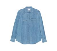 Mazzarelli - Canvas Texana Bl2 - Homme - Chemises - Bleu - Taille: XL
