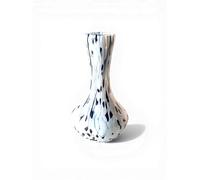 MAZZEGA ART & DESIGN - Aventurine bleue en verre soufflé et travaillé à la main avec Murrine di Murano, ligne « Les couleurs de Murano » 435 ml. Fabriqué en Italie