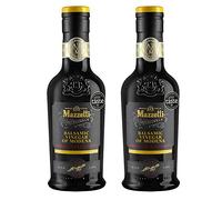 Mazzetti Vinaigre balsamique de Modène Black Label (2 x 250 ml)