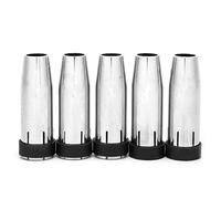 MB 24 kd de buse à gaz Soudage de torche Pièces de torche de haute qualité Buzle de gaz conique de cuivre rouge de haute qualité pour Mig Mag Welding Torch 12,5 mm 5pcs