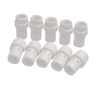 MB 36KD Lot de 10 diffuseurs de gaz pour torche de soudage Eastwood MP250i MIG, buse en céramique style BW 250 A, gaz mélangé pour consommables, protection contre les éclaboussures et accessoire de