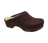 MB Clogs Cuir huilé obstrue Brown