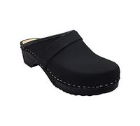 MB Clogs Cuir huilé obstrue Noir