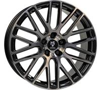 MB Design Jante KV4 8.5Jx18 ET 45 5x120 Diamant Noir KV48518455GFL-BS4 compatible avec VW Amarok T5 T6.1 T6 Touareg