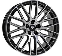 MB Design Jante KV4 9.0Jx20 ET 40 5x120 Diamant Noir KV49020405GFS-B4 compatible avec Land Rover Sport Range Rover