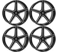 MB Design Jantes KV1S 9.0Jx21 ET 37 5x114,3 diamant noir 4-KV1S9021375CZ-B4 compatible avec Lexus NX UX