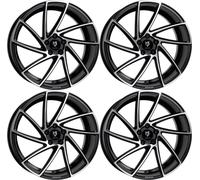 MB Design Jantes KV2 8.5Jx19 ET 43 5x114,3 Diamant Noir 4-KV28519435C1-B2 compatible avec Renault Fluence Laguna Latitude Megane Scenic Talisman