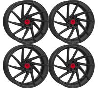 MB Design Jantes KV2 8.5Jx19 ET 43 5x114,3 Diamant Noir 4-KV28519435C1-BP1 compatible avec Renault Fluence Laguna Latitude Megane Scenic Talisman