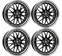 MB Design Jantes LV1 8.5Jx19 ET 35 5x114,3 diamant noir 4-LV18519355C-B4 compatible avec Lexus ES 300h UX