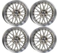 MB Design Jantes LV1 8.5Jx19 ET 45 5x114,3 diamant argent 4-LV18519455C1-CH4 compatible avec Lexus ES 300h UX