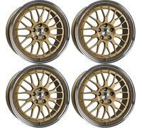 MB Design Jantes LV1 8.5Jx19 ET 50 5x108 Gold 4-LV18519505E2-GO4 compatible avec Volvo S60 S80 V40 V60 V70 XC70