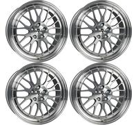 MB Design Jantes LV1 9.0Jx20 ET 35 5x120 Diamant Argent 4-LV19020355G1R-S4 compatible avec Saab 44809