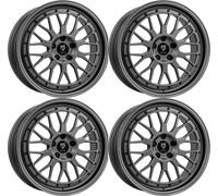 MB Design Jantes LV1 9.0Jx20 ET 35 5x120 Gris 4-LV19020355G1R-G1 compatible avec Saab 44809