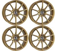 MB Design Jantes MF1 8.5Jx19 ET 45 5x108 Gold 4-MF18519455EZ-GO1 compatible avec Volvo C70 S60 S60 V60 Polestar S80 S90 V90 V40 V60 V70 V90 XC40 X