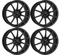MB Design Jantes MF1 8.5Jx19 ET 45 5x114,3 Diamant Noir 4-MF18519455CZ-BP1 compatible avec Renault Fluence Laguna Latitude Megane Talisman