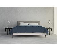 MB HOME BASIC Couette d’Hiver “Atlanta”, Bleu Foncé/Turquoise, 250x250 cm