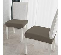 MB HOME BASIC, Housse de Chaise « Plus Bello » Taupe Unique