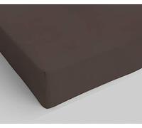 MB HOME ITALY Drap inférieur avec Coins 35 cm, Marron, 1 Place