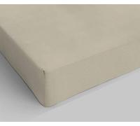 MB HOME ITALY “ Elegant” Drap inférieur avec Coins 35 cm, Microfibre, Gris Tourterelle, 2 Places