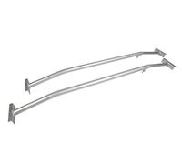 mb-m® 906360 Lot de 2 cintres pour bâche de remorque, en aluminium, réglables de 1000 à 1450 mm