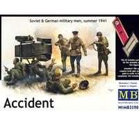 MB MasterBox - Accident SOVIET & Allemand Militaire 1:35 Modèle Kit