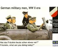 MB Masterbox - Allemand Militaire Men Équipage Du Véhicule 1:3 5 Kit de Montage