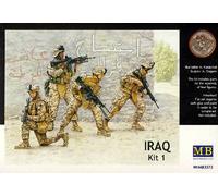 MB Masterbox Moderne US Infanterie Irak 4 Figurines 1:35 Kit Modèle NEUF
