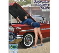 Master Box Figurines mb24016 Série Pin-Up A Short Stop Kit n°2 1/24 Glow2B