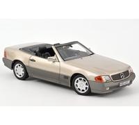 MB Mercedes Benz 500 SL - 1989 - Smoke silver - Norev 1:18