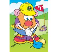 MB - Puzzle Enfant - Puzzles 4/6 Pièces Monsieur Patate - Golfeur