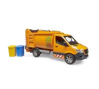 Bruder Modèle réduit de voiture Mercedes Benz Sprinter, camion poubelle municipal