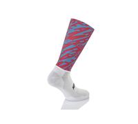 MB Wear Chaussettes de cyclisme Aero Fast H20 – Aérodynamiques – Blanc EU 35-38 Allover