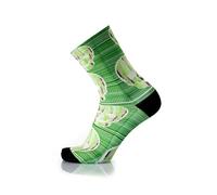 MB Wear Chaussettes Fun - Green Skull - S/M (35-40) Chaussettes Vert/Noir FR: M (Taille Fabricant: S/M (35-40))