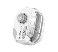 Mb07 Manette de jeu mobile avec connexion sans fil BT 5.3 et joystick Hall pour téléphones Android avec touches programmables, fonctions macro et boutons tactiles Shadow Design de couleur blanche