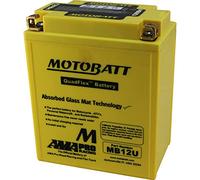 MB12U MOTOBATT Quadflex AGM Batterie Moto 12V 15Ah