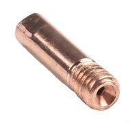 MB15 15AK M6 Lot de 10 buses de soudage pour torche MIG, fabriquées en cuivre haute résistance avec trous de 0,6 à 1,2 mm, résistantes à l'usure et à la chaleur (0,9 mm)