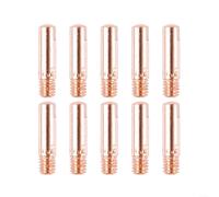 MB15 15AK M6 Lot de 10 embouts de contact de soudage pour torche MIG MAG - Alliage de cuivre, résistant à la chaleur et à l'usure, tailles des trous de 0,6 à 1,2 mm (1,2 mm)