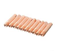MB15AK Lot de 10 pointes de soudage pour chalumeau de soudeur MIG de 0,6 à 1,2 mm, filetage M6 (0,8 mm)