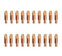 MB24 24KD M6 Lot de 20 embouts de contact en cuivre 1,2 mm Buses de soudage Accessoires de soudage Pièces d'usure pour torche de soudage MIG MAG