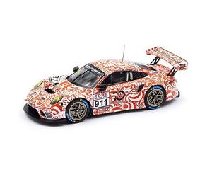 MBA Sport IXO Modèles compatibles avec Manthey-Racing Porsche 911 GT3 R - 2018 VLN Nürburgring #911 Aspect camouflage rouge 1:43