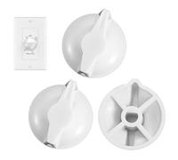 MBAIYO Lot de 3 boutons de rechange pour minuterie, bouton de minuterie de rechange compatible avec les minuteries à ressort Intermatic, série FD pour ventilateur mural de salle de bain, moteur