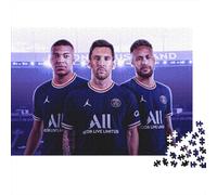 Mbappé Puzzle 1000 Pièces Artistique pour Adultes - en Bois De Qualité, Jeu Cérébral DIY Football, Décoration Moderne, Idée Cadeau Unique 1000pcs (75x50cm)